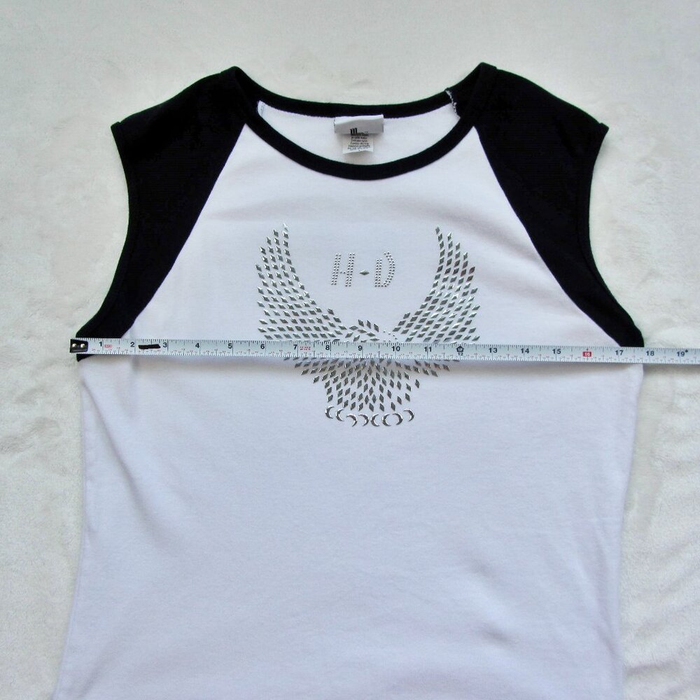 Harley-Davidson Top with Eagle Embellishment Size Large - Picture 7 of 11